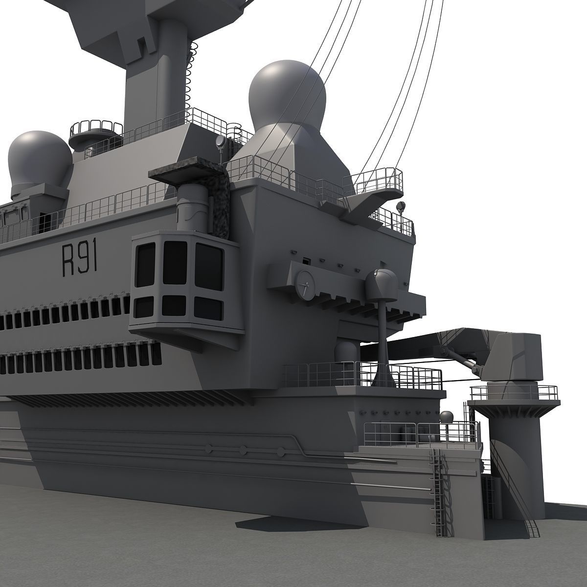 Set of Military Carriers 3D model_37