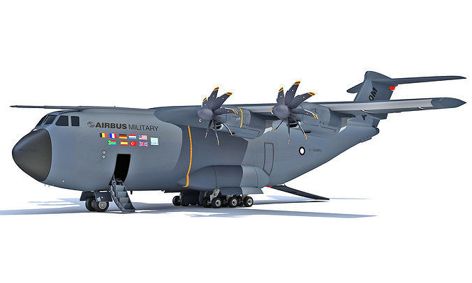 Atlas Airbus A400M Aircraft 3D model