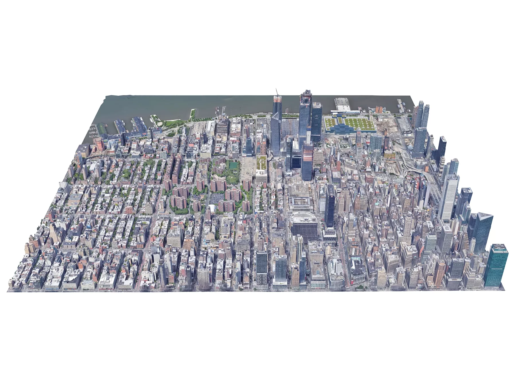 New York City Manhattan 2 Low-poly 3D model