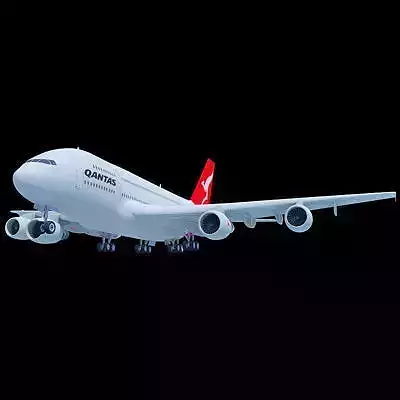 Qantas Airbus Model 3D model
