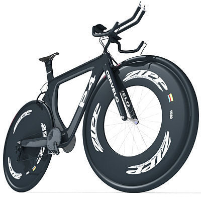 6 Textured Bicycles 3D model_76