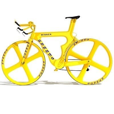 6 Textured Bicycles 3D model_10