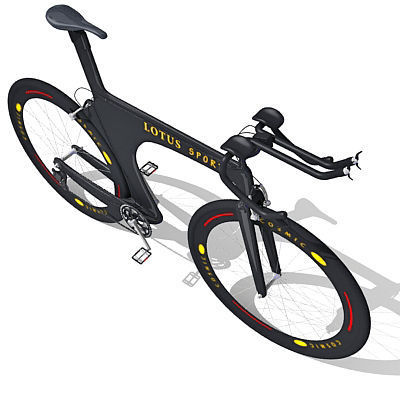 6 Textured Bicycles 3D model_14