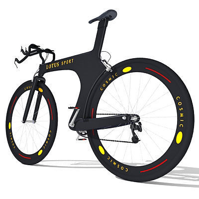 6 Textured Bicycles 3D model_42