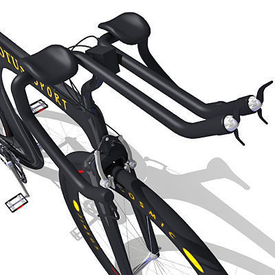 6 Textured Bicycles 3D model_49