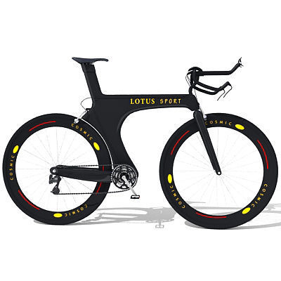 6 Textured Bicycles 3D model_1