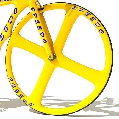 6 Textured Bicycles 3D model_18