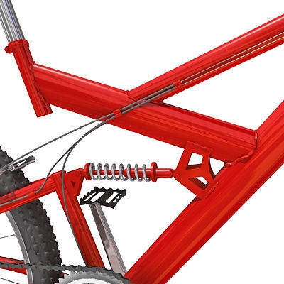 6 Textured Bicycles 3D model_50