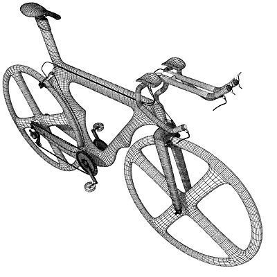 6 Textured Bicycles 3D model_32