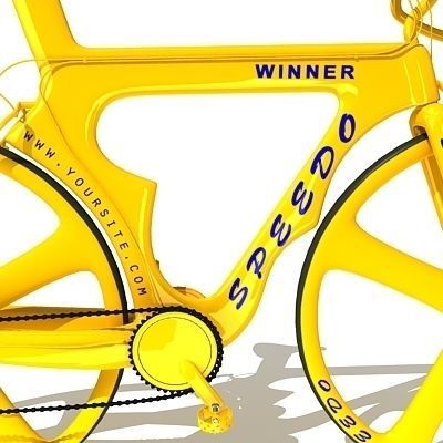 6 Textured Bicycles 3D model_22