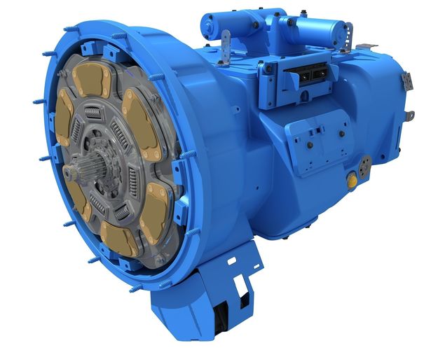 Blue Model of Transmission 3D model