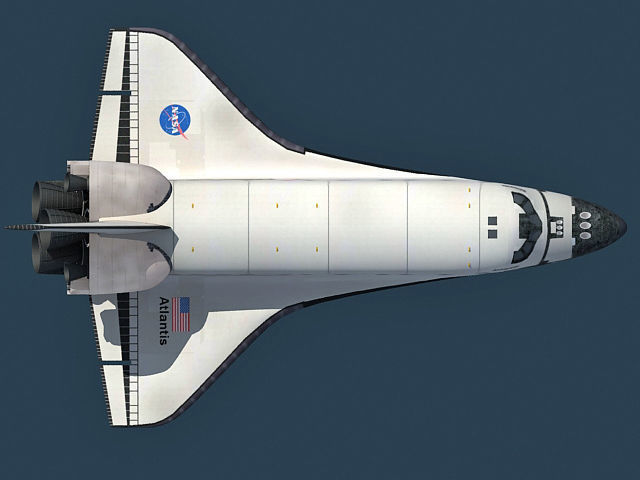 5 Space Shuttle Textures  3D model_1