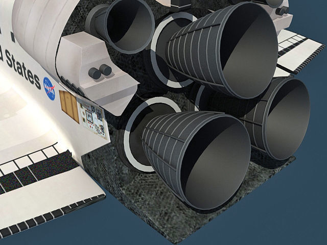 5 Space Shuttle Textures  3D model_16