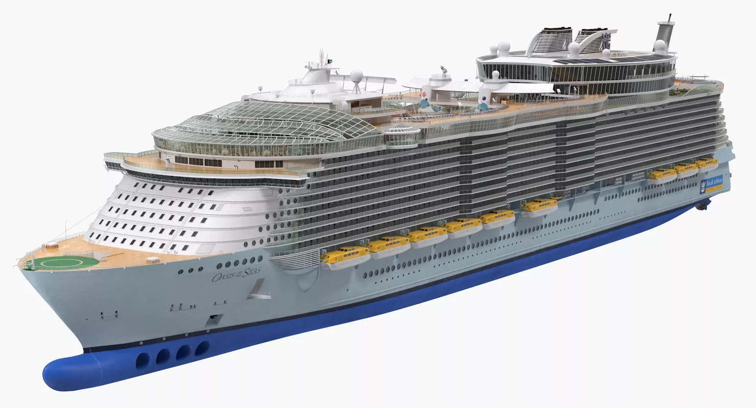 Oasis Class Cruise Ship Oasis of The Seas 3D model