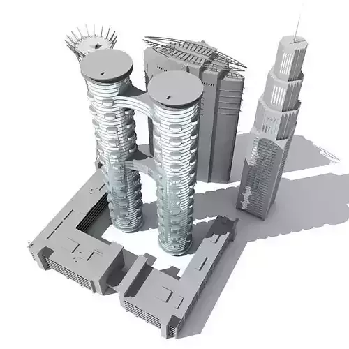 5 Buildings 2 petronas twin towers