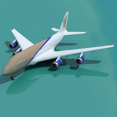 Set of 44 Airlines Textures  3D model_60