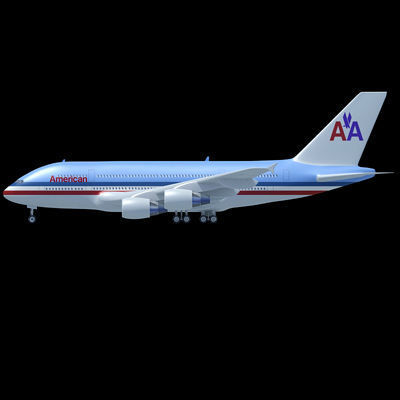 Set of 44 Airlines Textures  3D model_5