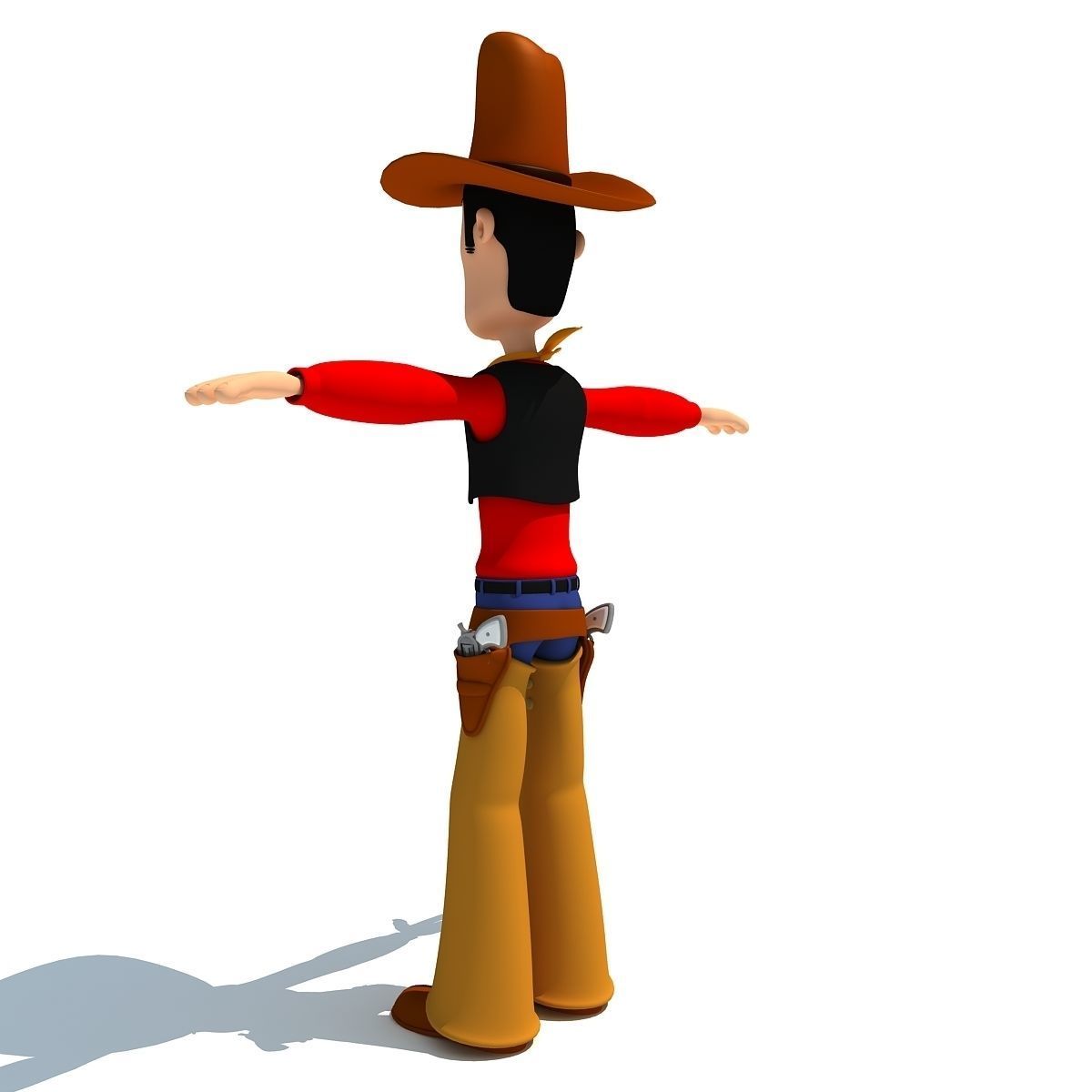 4 Rigged Cartoon Characters Models 3D model_21