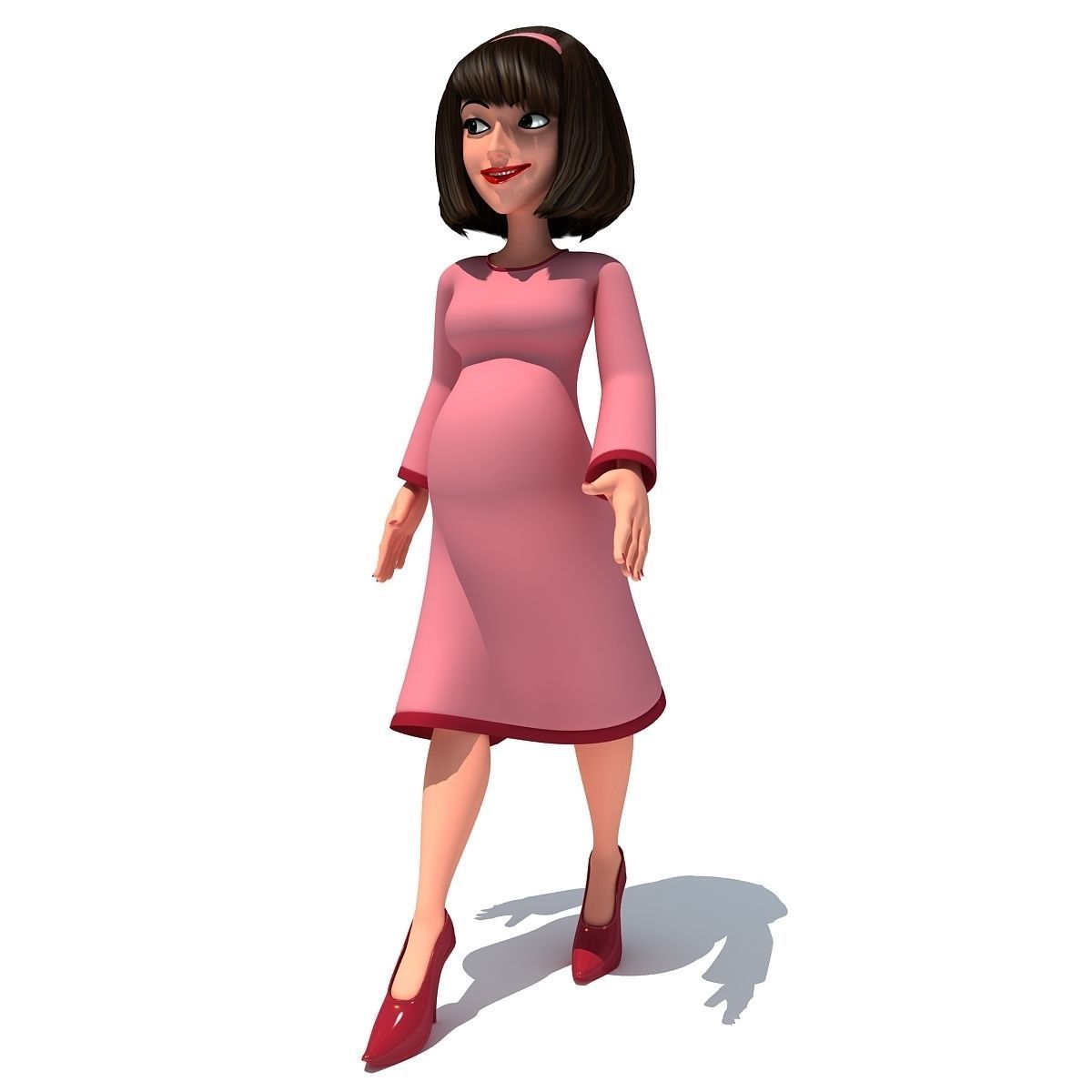 4 Rigged Cartoon Characters Models 3D model_2