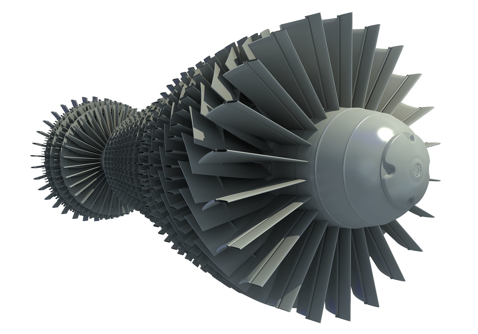 Set of 2 Turbines  3D model_19