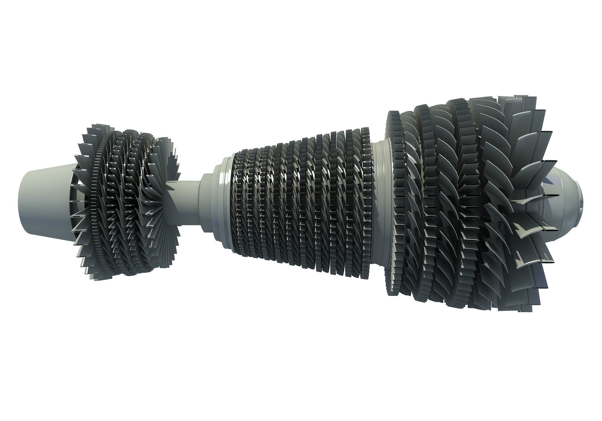 Set of 2 Turbines  3D model_2