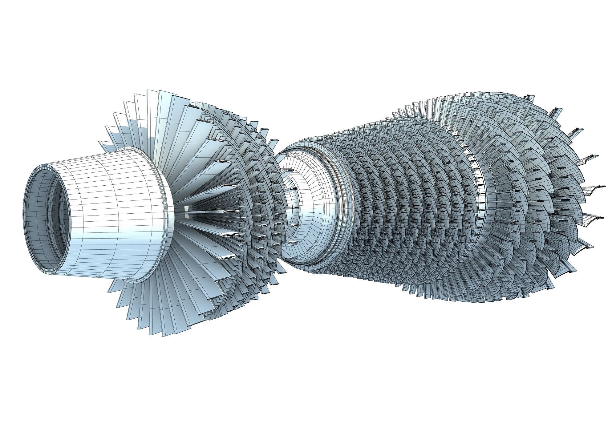 Set of 2 Turbines  3D model_21