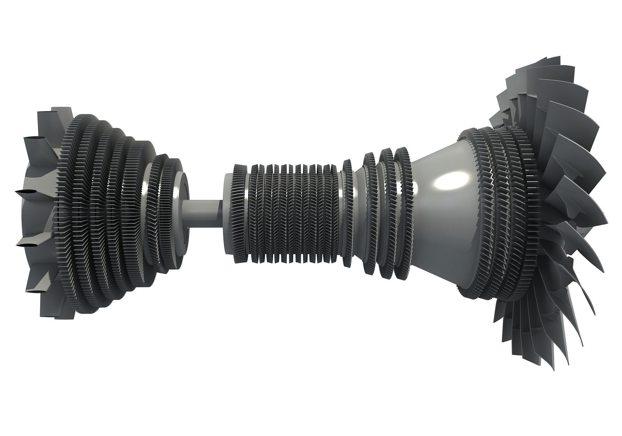 Set of 2 Turbines  3D model_29