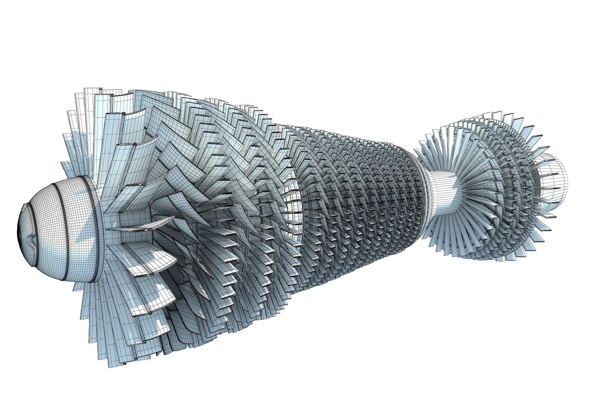 Set of 2 Turbines  3D model_8