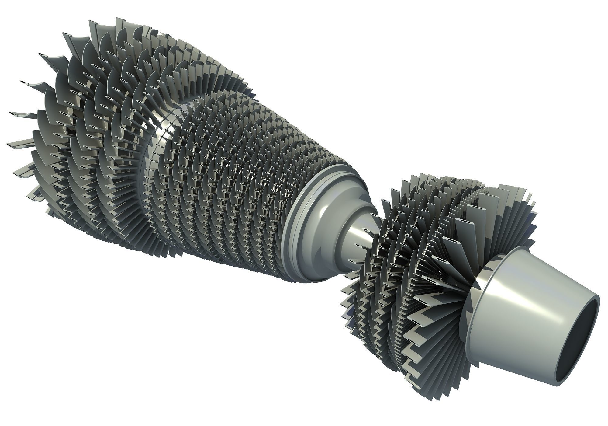 Set of 2 Turbines  3D model_9