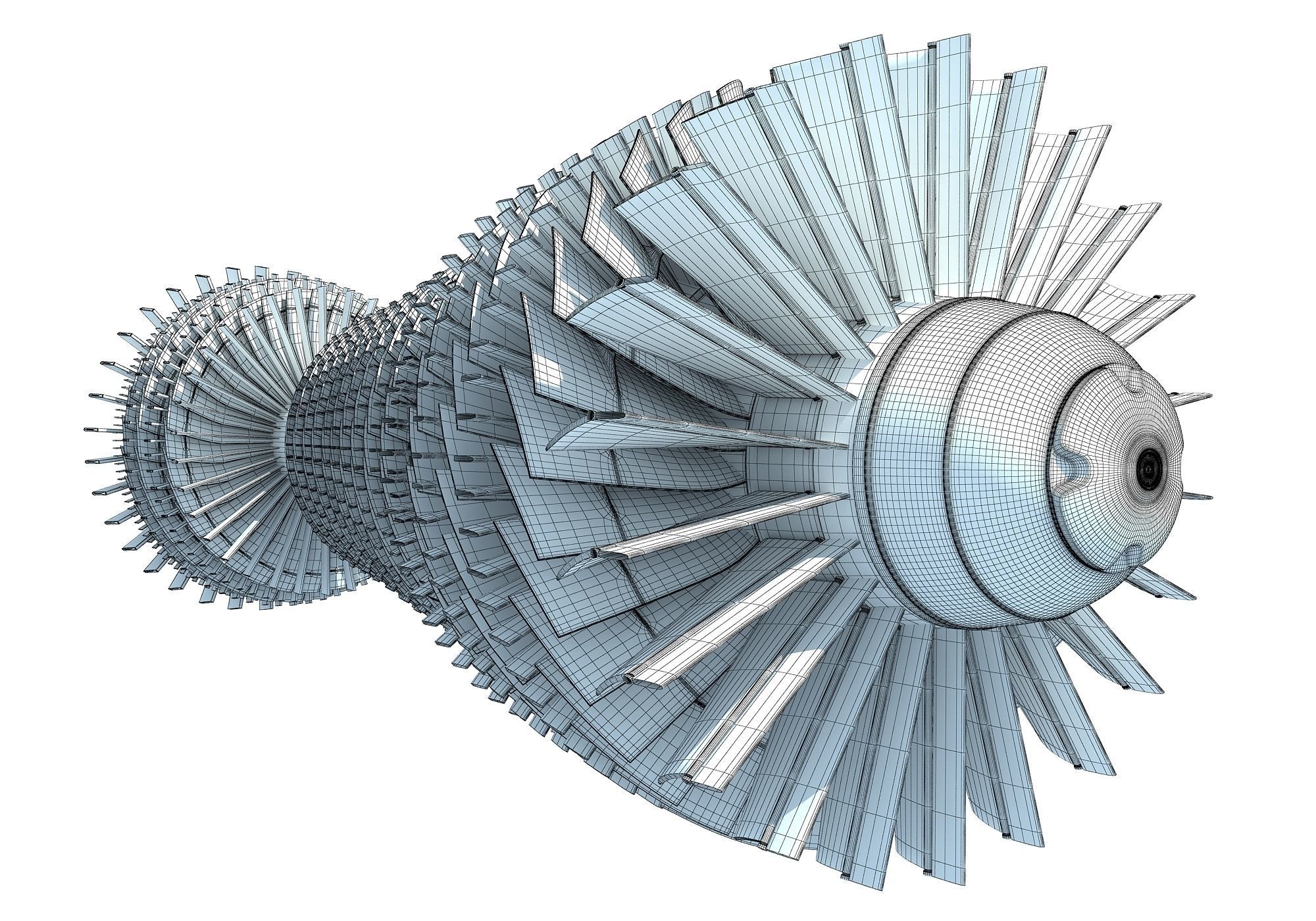 Set of 2 Turbines  3D model_28