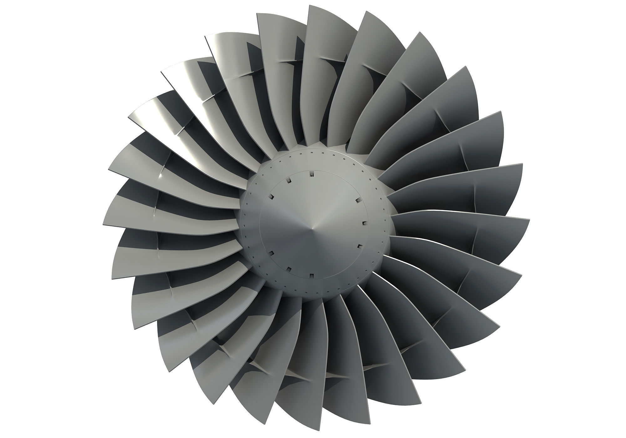 Set of 2 Turbines  3D model_18
