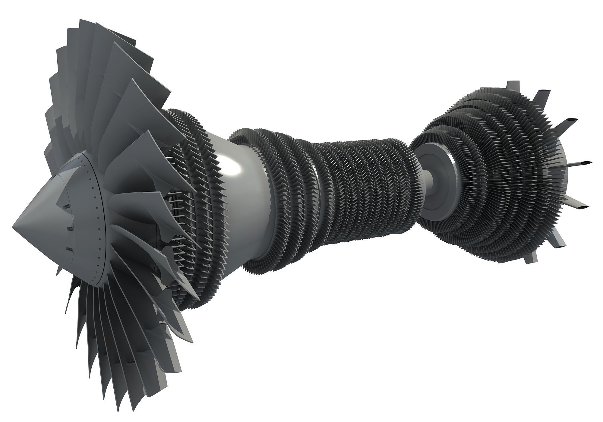 Set of 2 Turbines  3D model_16
