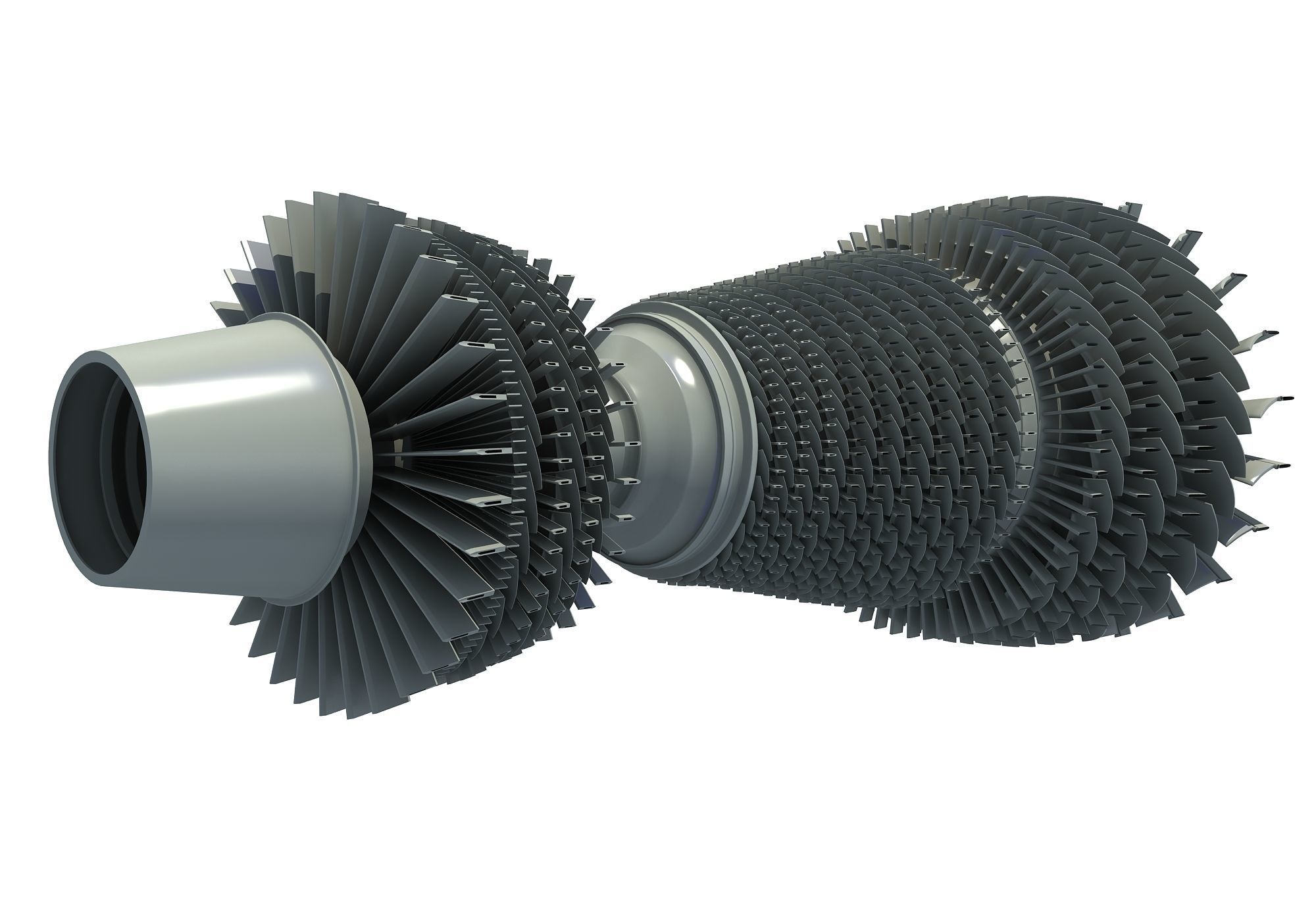 Set of 2 Turbines  3D model_4