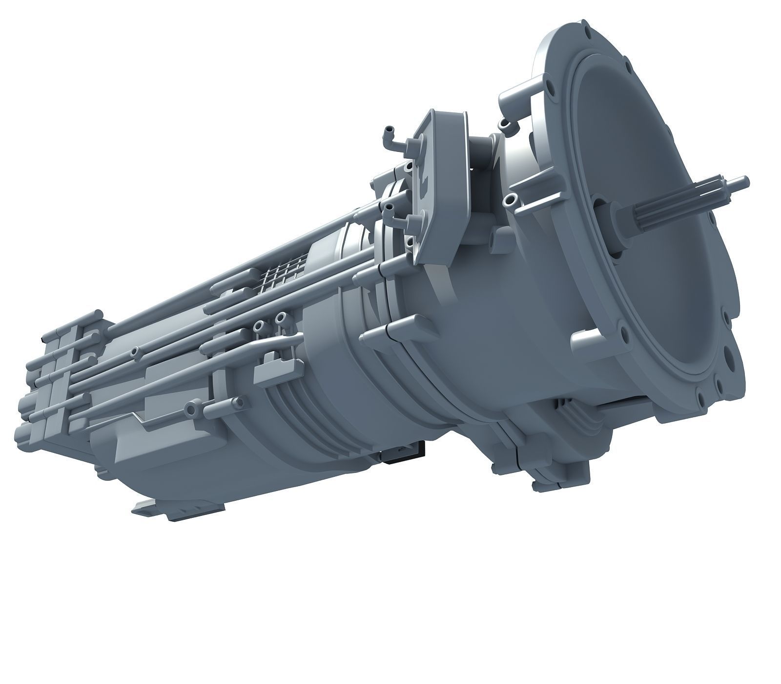 3D Gear Transmission 51 3D model_1