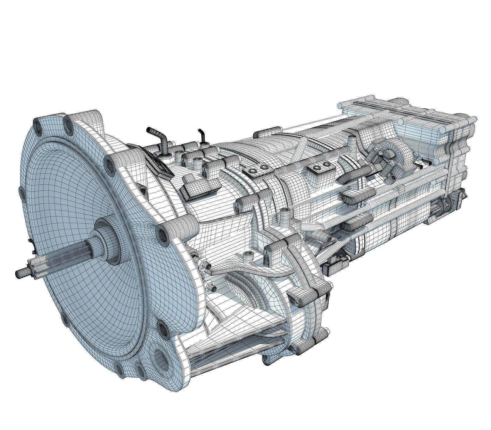 3D Gear Transmission 51 3D model_8