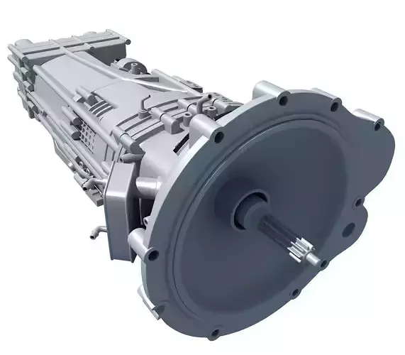 3D Gear Transmission 51 3D model