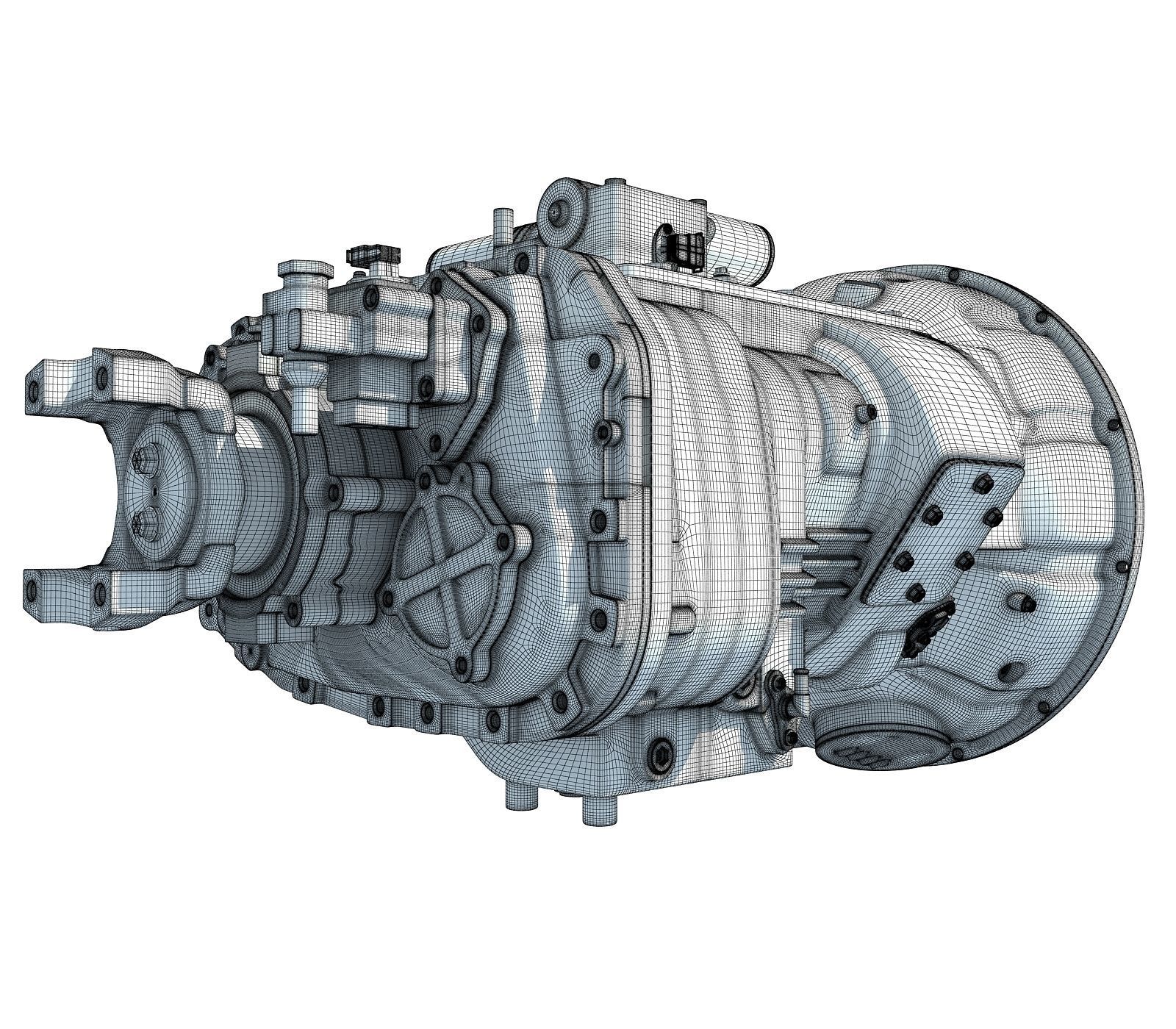 Gear Transmission  3D model_8