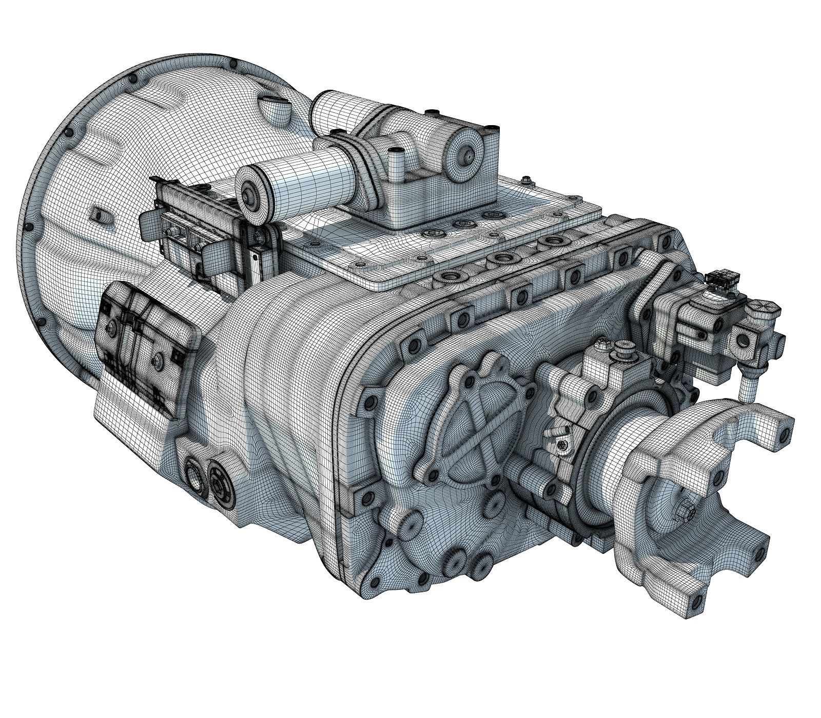 Gear Transmission  3D model_11