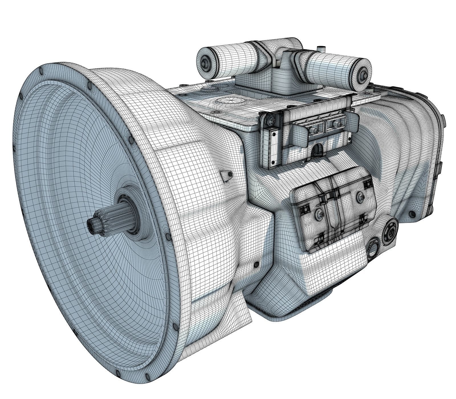Gear Transmission  3D model_7