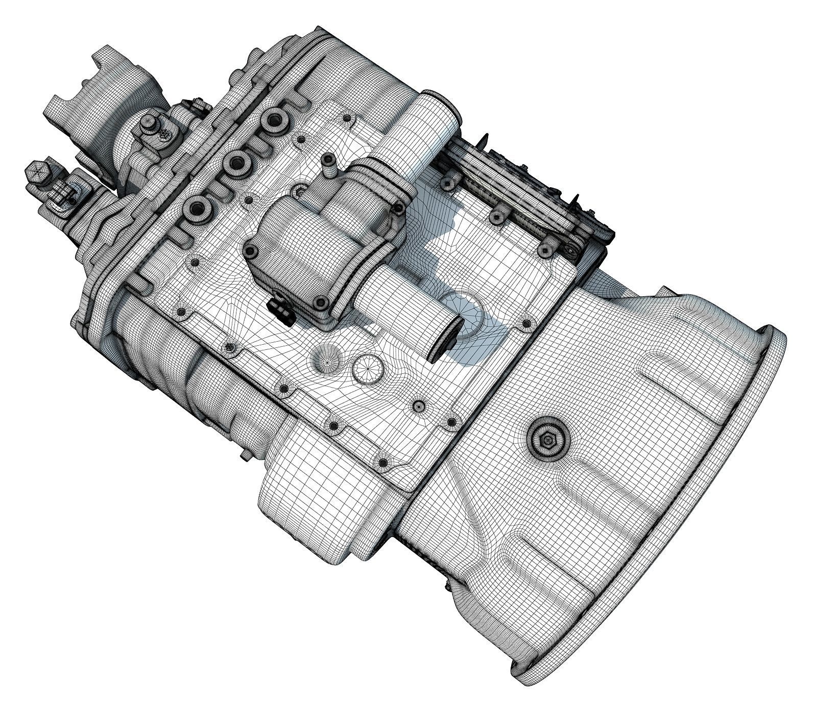 Gear Transmission  3D model_9