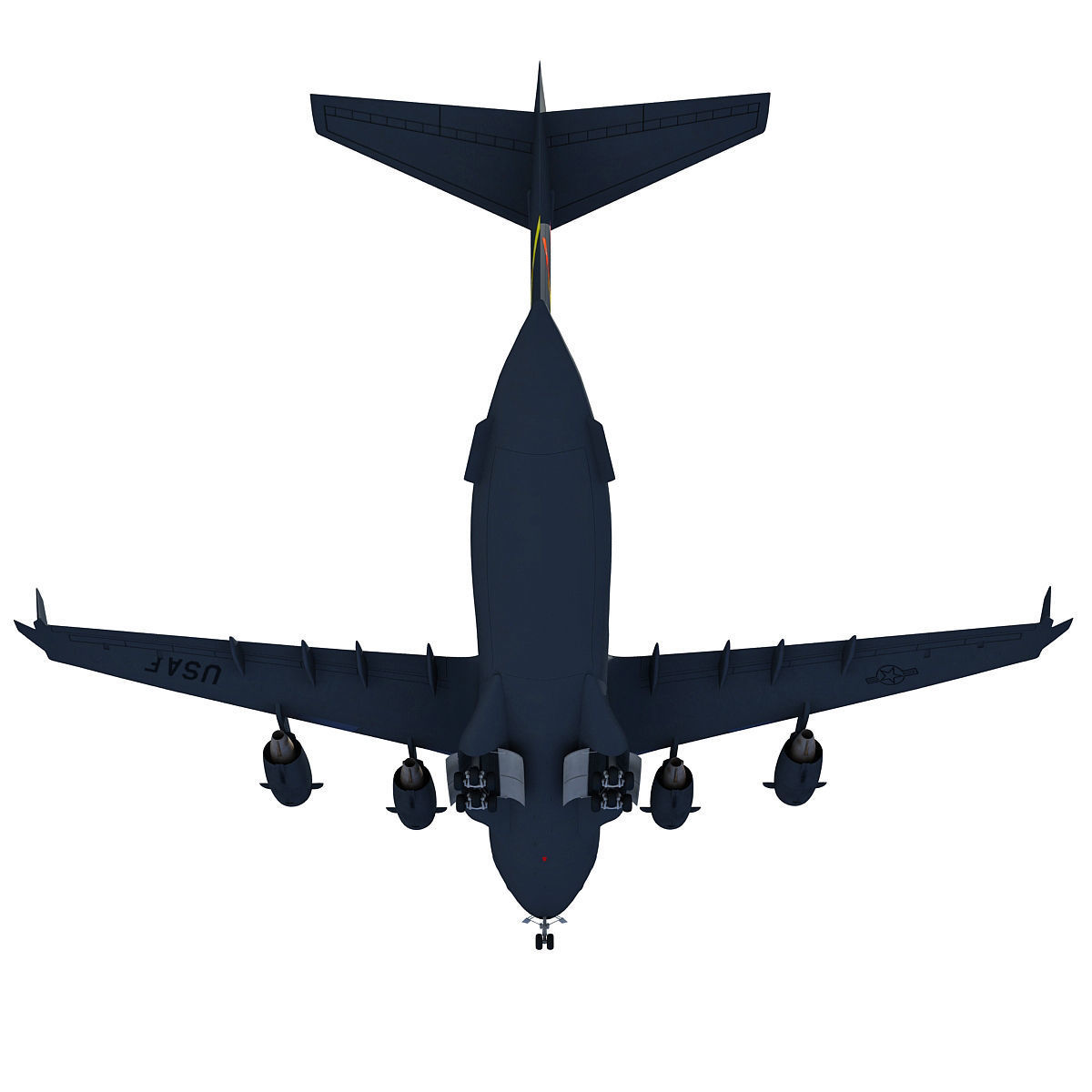 3D Military Aircraft Set of 4 3D model_16