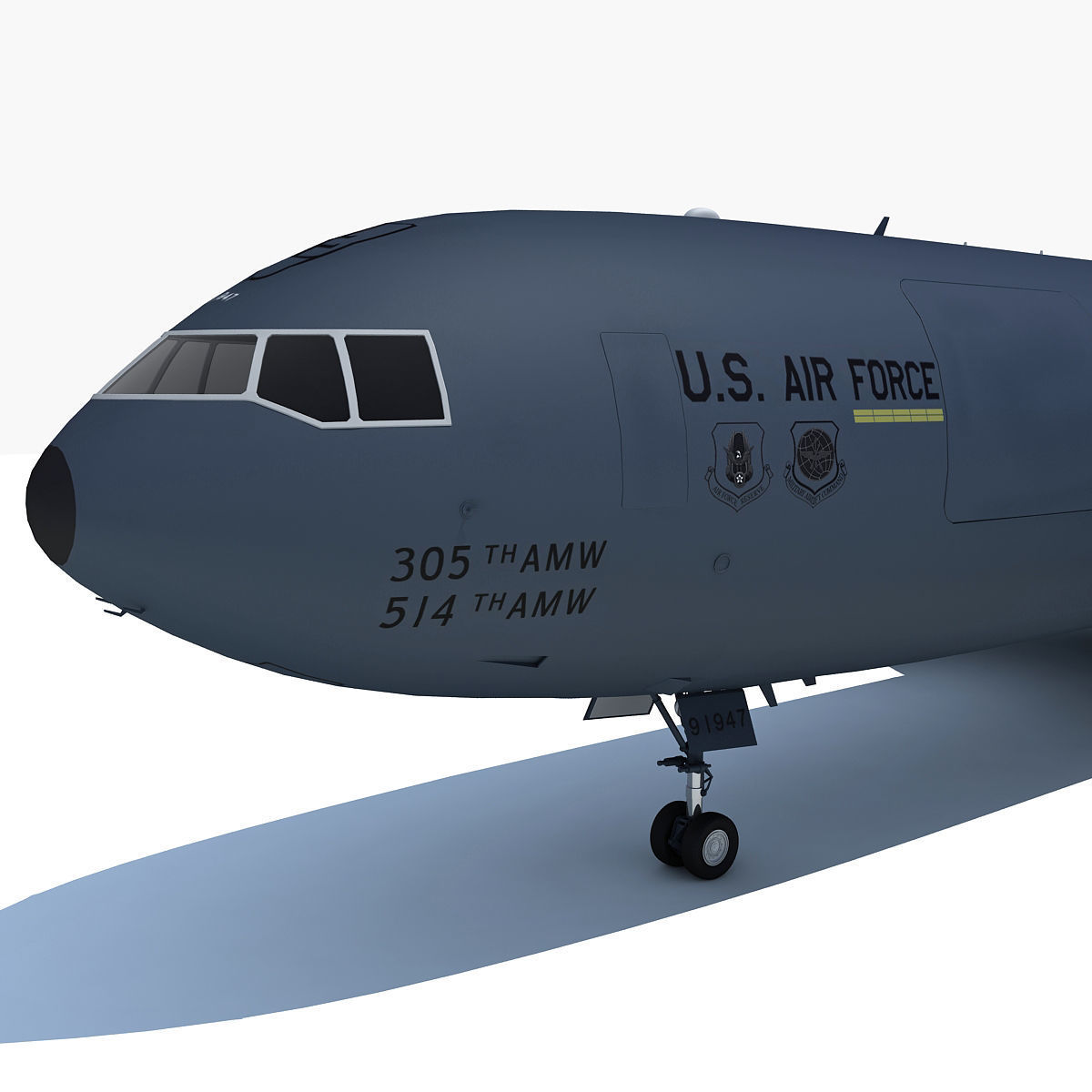 3D Military Aircraft Set of 4 3D model_36