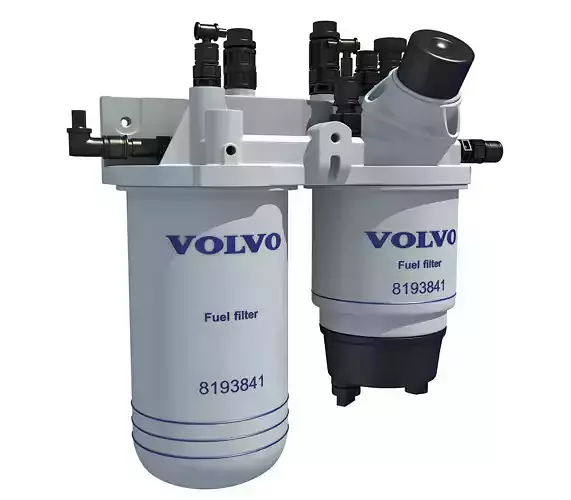 3D Fuel Oil Filter 3D model