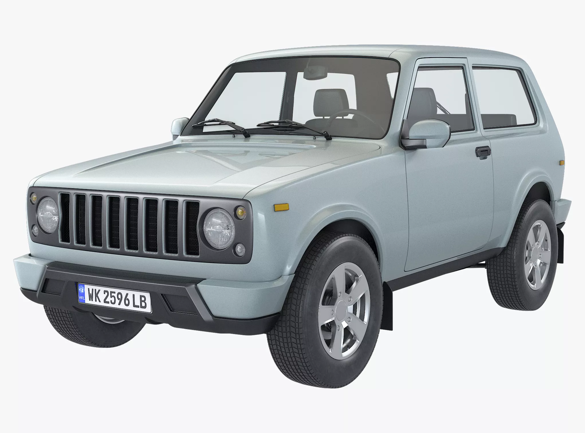 Compact Classic Off-Road Car A 3D model