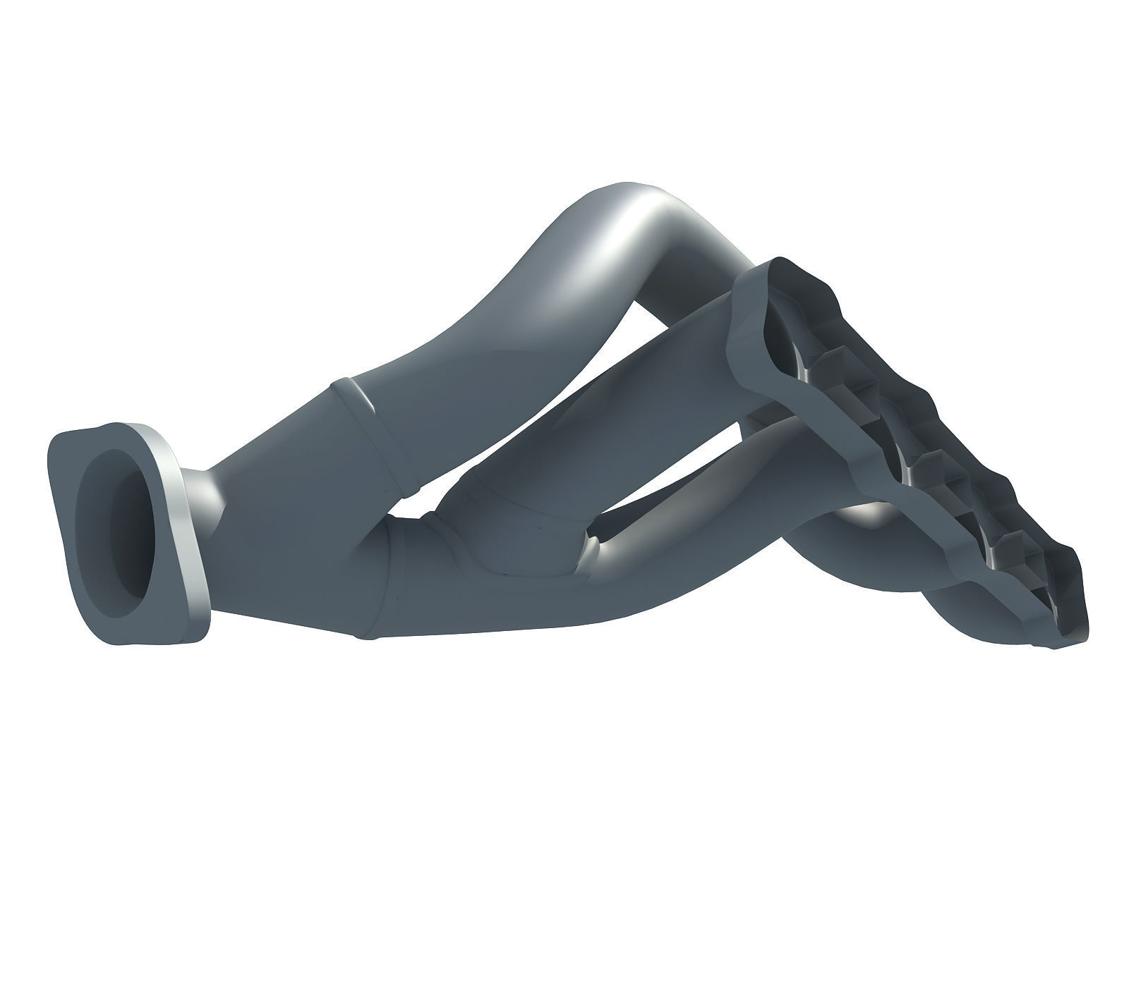 3D Exhaust Manifolds of Engine 633 3D model_3