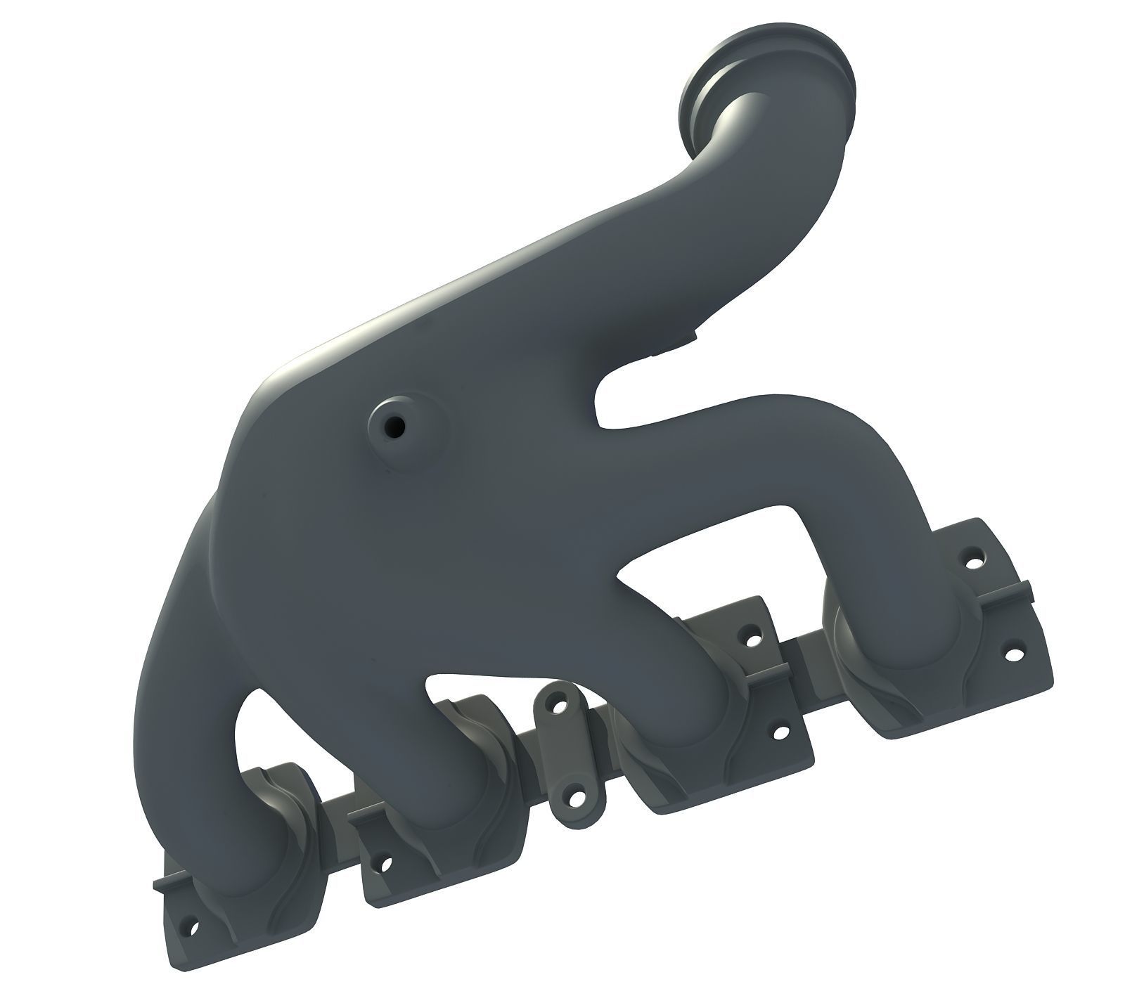 3D Exhaust Manifolds 7 3D model_4