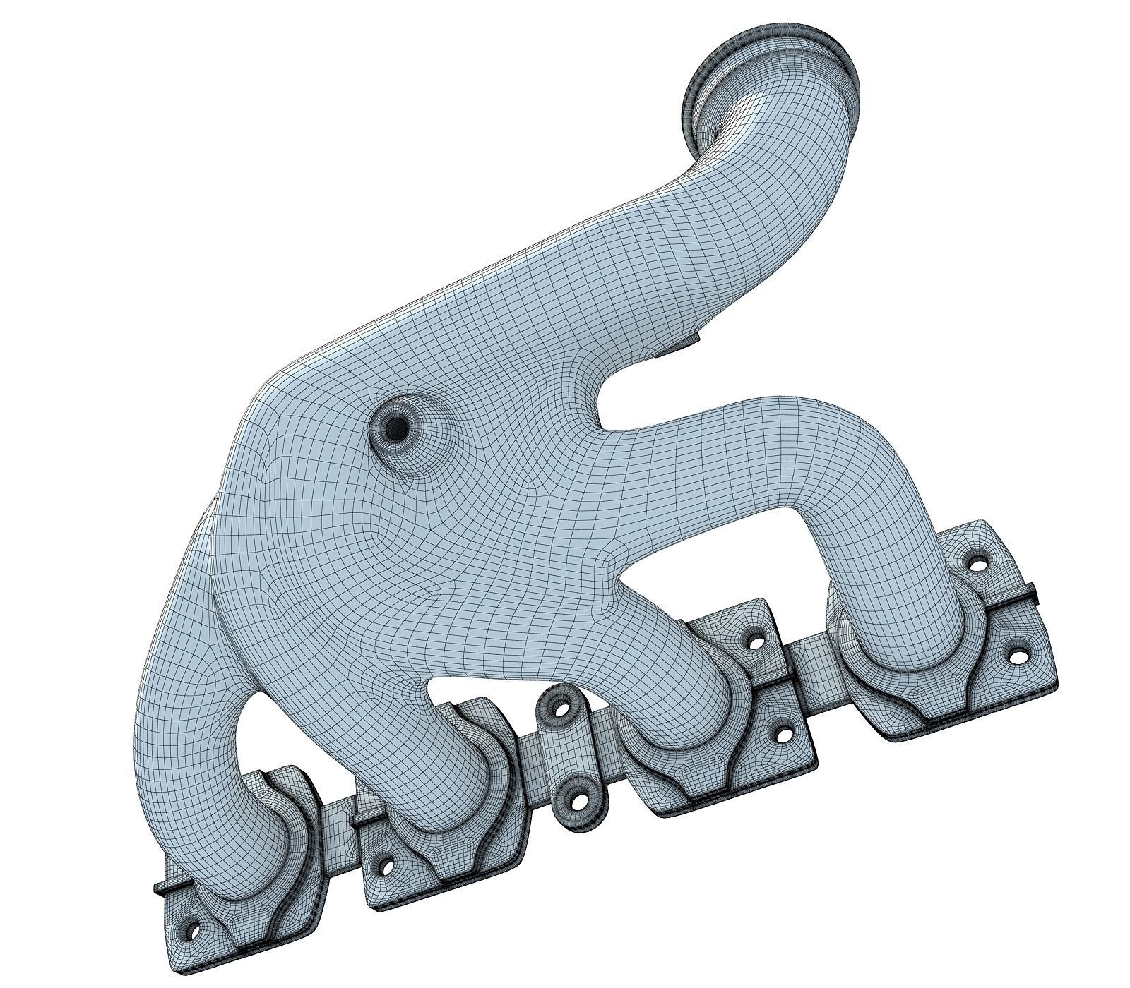 3D Exhaust Manifolds 7 3D model_7