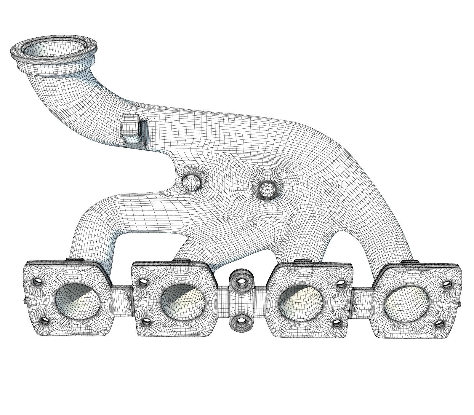 3D Exhaust Manifolds 7 3D model_9