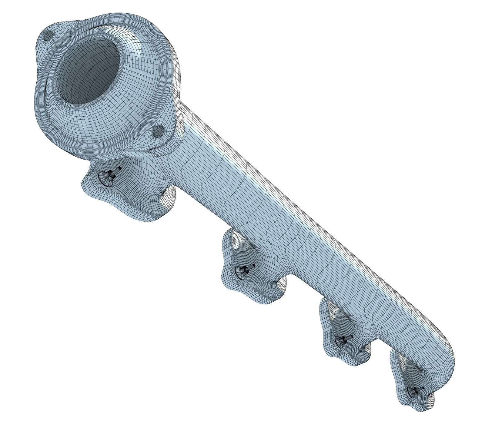 3D Exhaust Manifolds 56 3D model_7