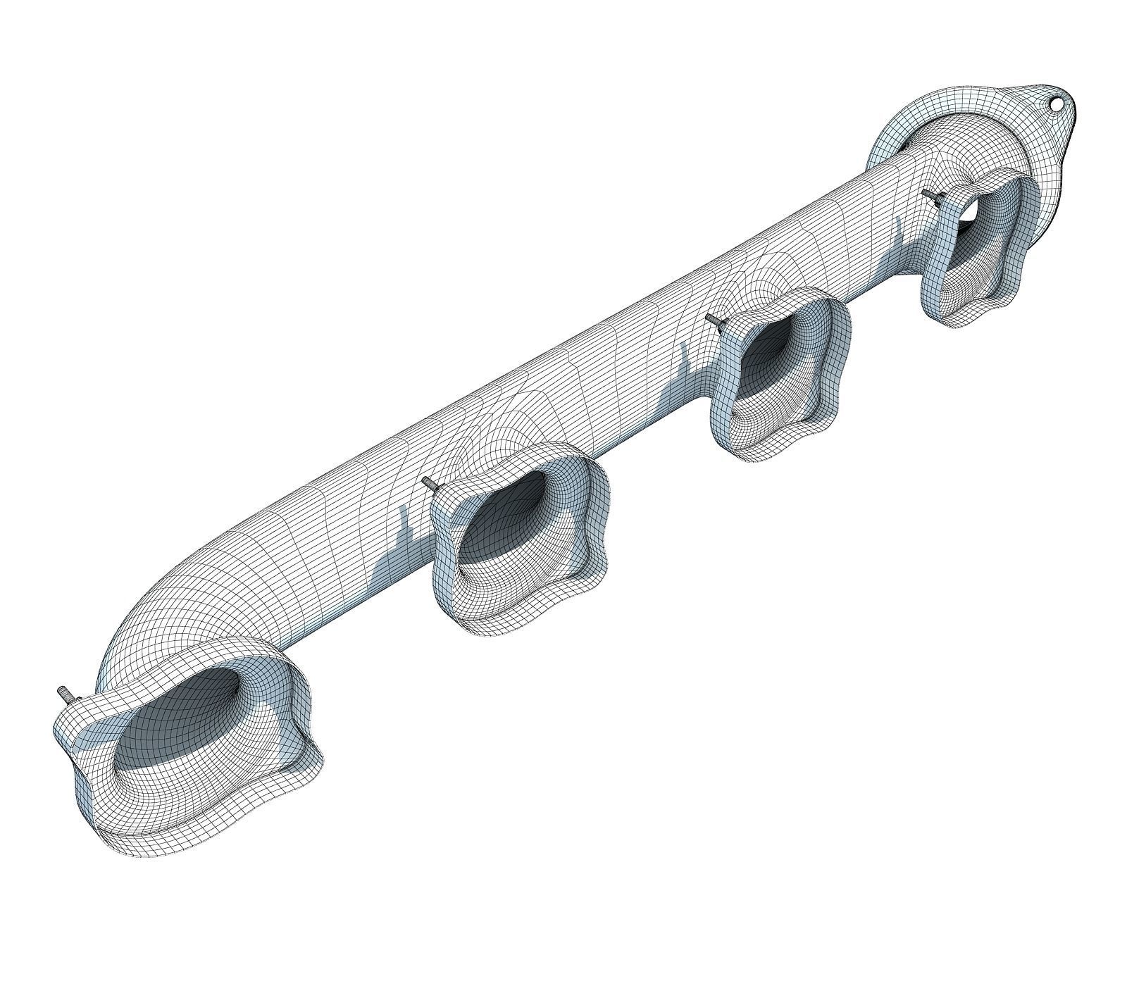 3D Exhaust Manifolds 56 3D model_6